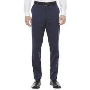 JF Ferrar Slim Fit Suit Pants - Blue